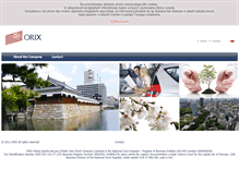 Tablet Screenshot of orix.pl